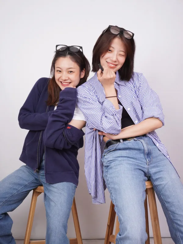 セルフ写真館GENICAでの友達との記念写真